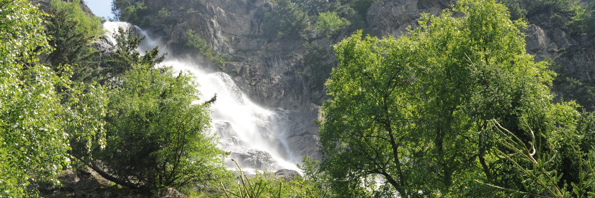 Stuibenwasserfall Pitztal Sommer